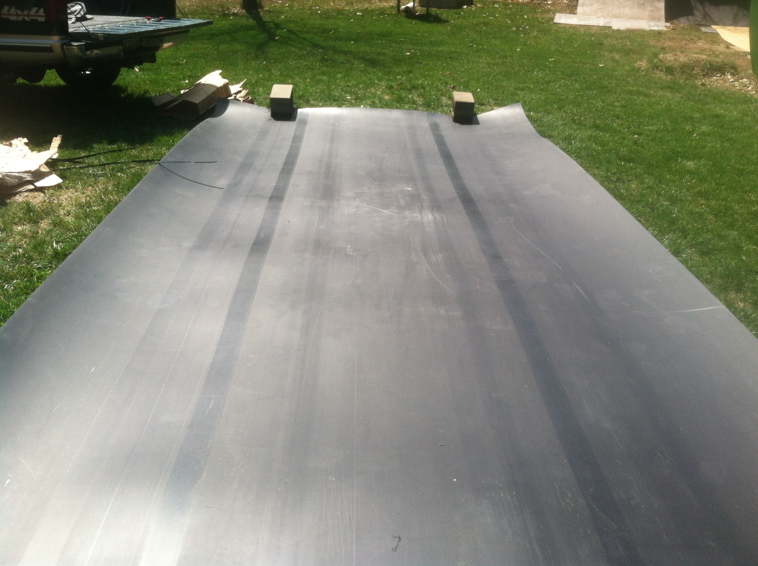 Resi Laying Flat | Andy's Yard